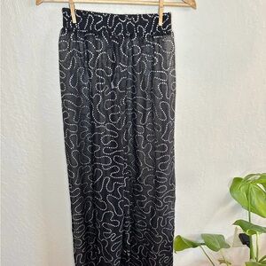 Vintage Sheer Black Pants